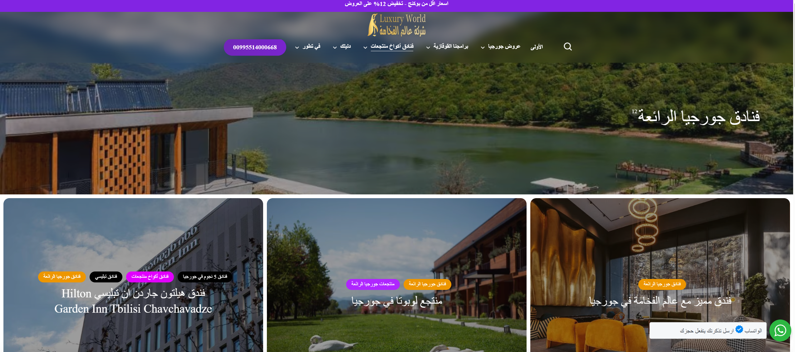 Luxury World - Premium Georgia Tourism Platform